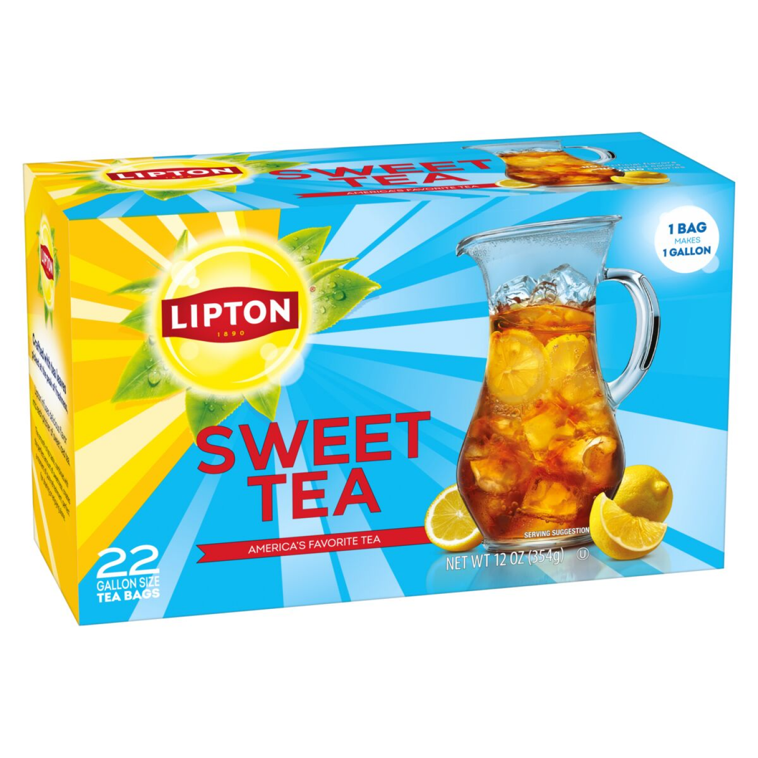 slide 2 of 2, Lipton LPT TB Souther Sweet Family 6 22ct, 22 ct