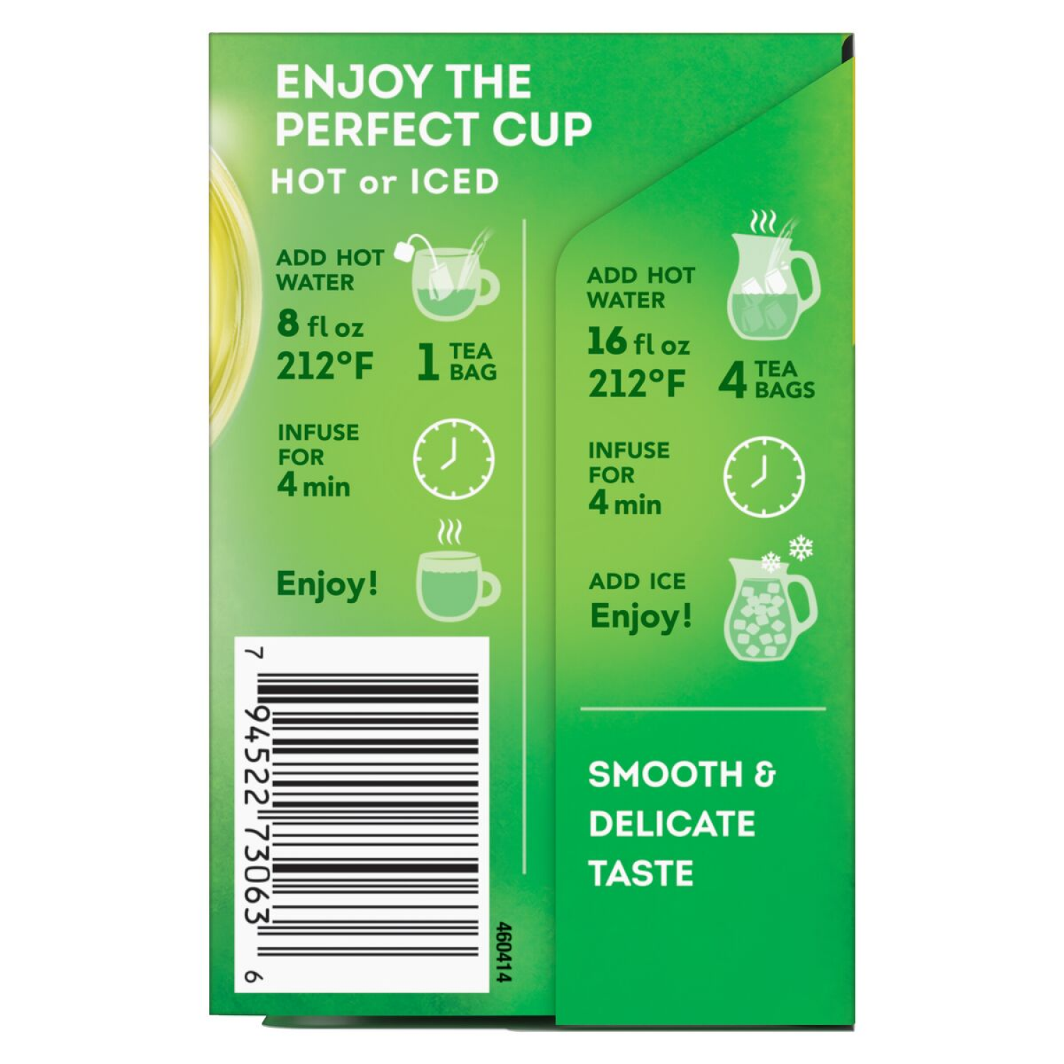 slide 3 of 4, Lipton LPT Decaf Green Tea 6 40ct, 40 ct, 1.97 oz