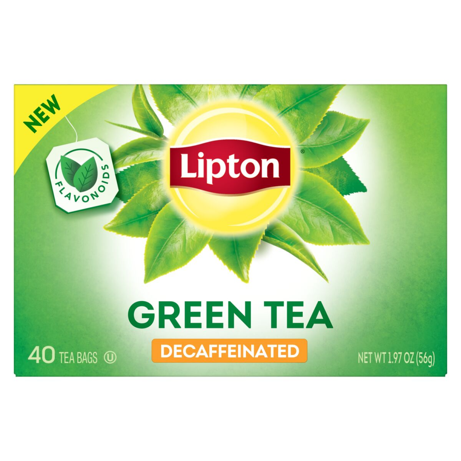 slide 1 of 4, Lipton LPT Decaf Green Tea 6 40ct, 40 ct, 1.97 oz