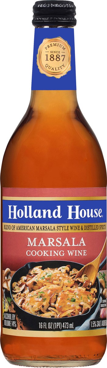 slide 3 of 9, Holland House Marsala Cooking Wine 16 fl oz, 16 fl oz