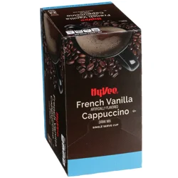 Hy-vee French Vanilla Cappuccino Drink Mix Single Serve Cups - 24 ct