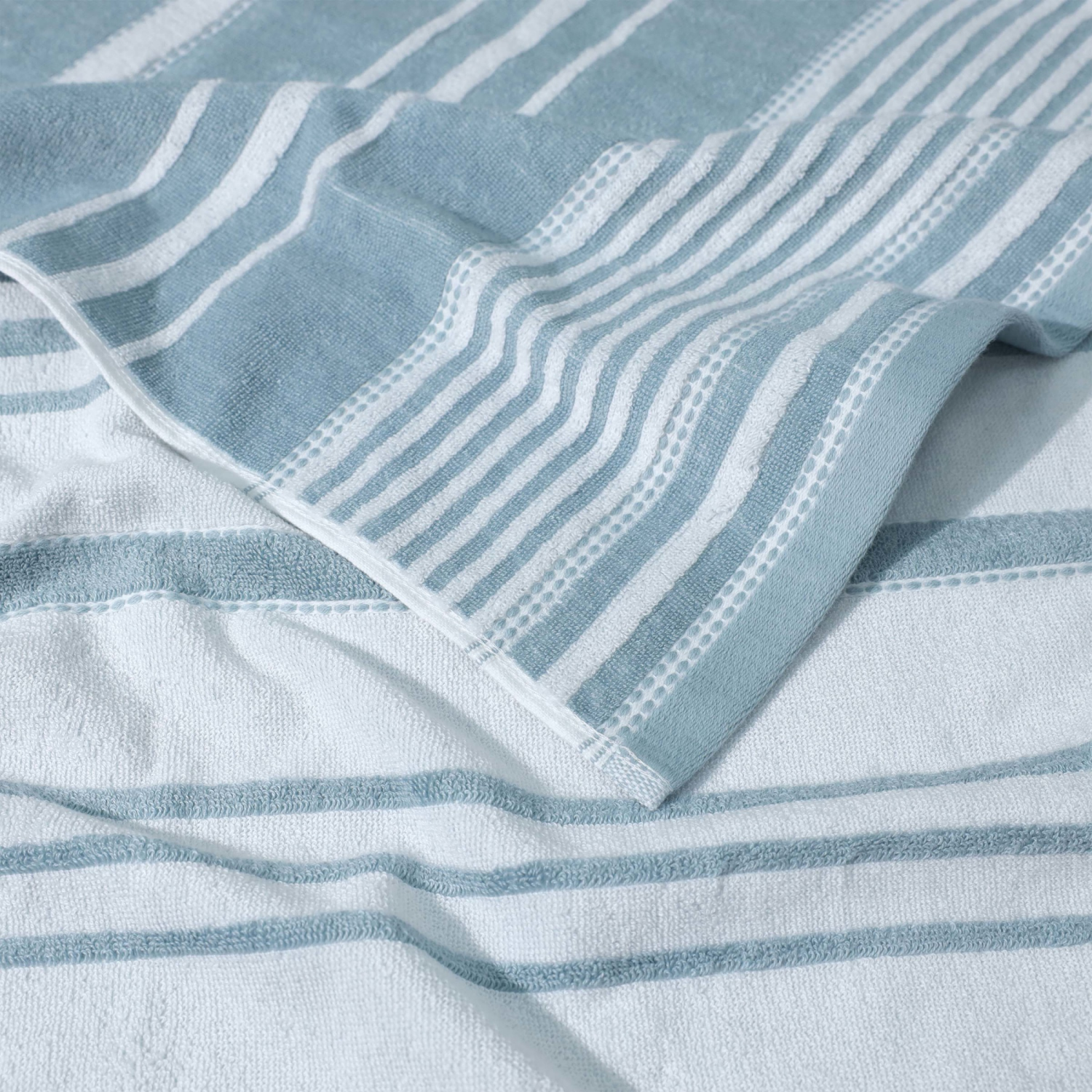 slide 4 of 7, Martex Restore Bath Towel, 30 in x 56 in, Mineral Batten Stripe, bath