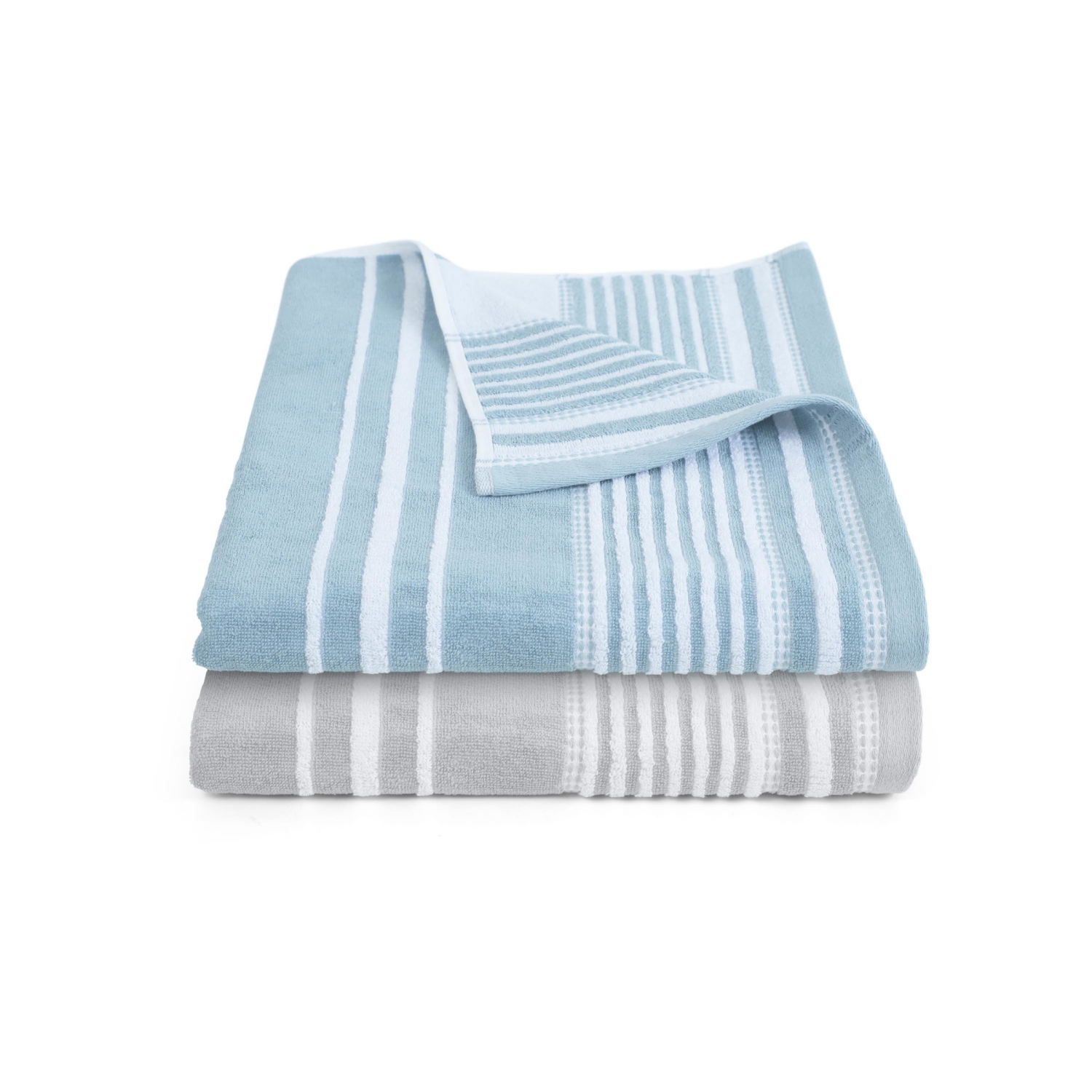 slide 7 of 7, Martex Restore Bath Towel, 30 in x 56 in, Mineral Batten Stripe, bath