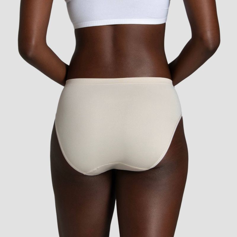 slide 5 of 6, Fruit of the Loom Women's 6pk 360 Stretch Seamless Hi-Cut Underwear - Colors may vary 7: Nylon, Tagless, High Rise, Knit, 6 ct