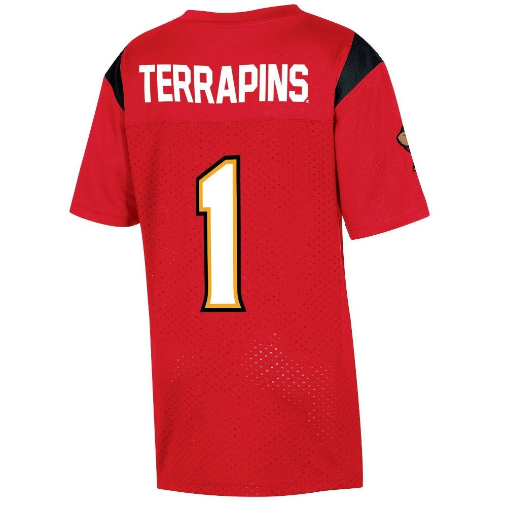 slide 2 of 2, NCAA Maryland Terrapins Boys' Short Sleeve Jersey - XL, 1 ct