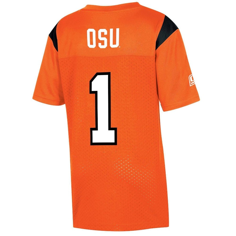 slide 2 of 2, NCAA Oklahoma State Cowboys Boys' Short Sleeve Jersey - XL, 1 ct