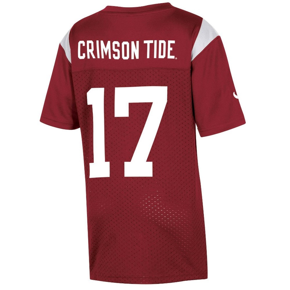 slide 2 of 2, NCAA Alabama Crimson Tide Boys' Short Sleeve Jersey - XL, 1 ct