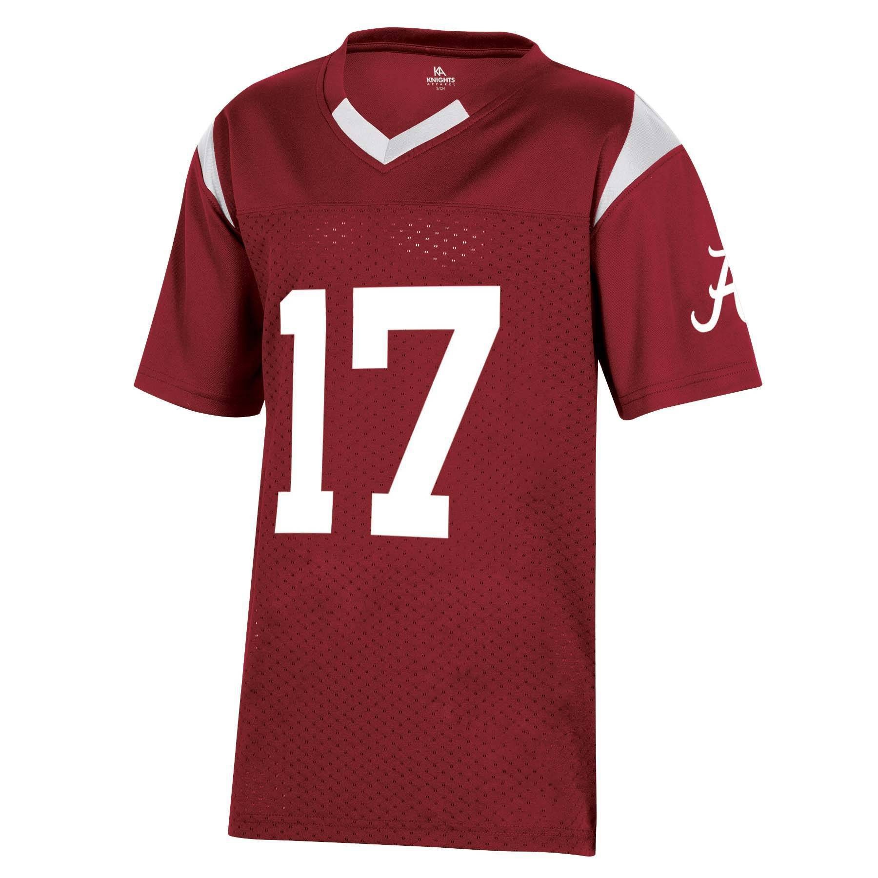 slide 1 of 2, NCAA Alabama Crimson Tide Boys' Short Sleeve Jersey - XL, 1 ct