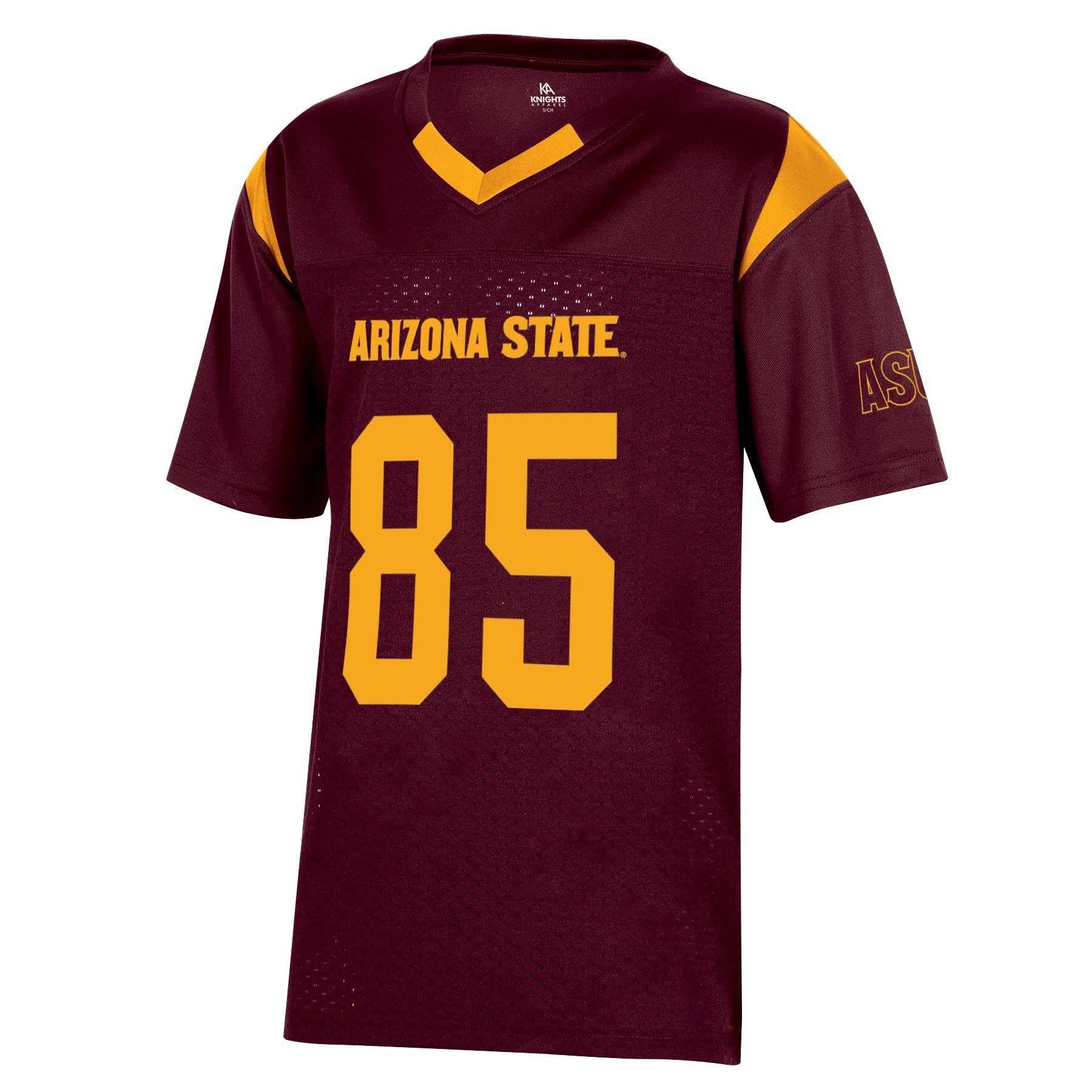 slide 1 of 2, NCAA Arizona State Sun Devils Boys' Short Sleeve Jersey - XL, 1 ct