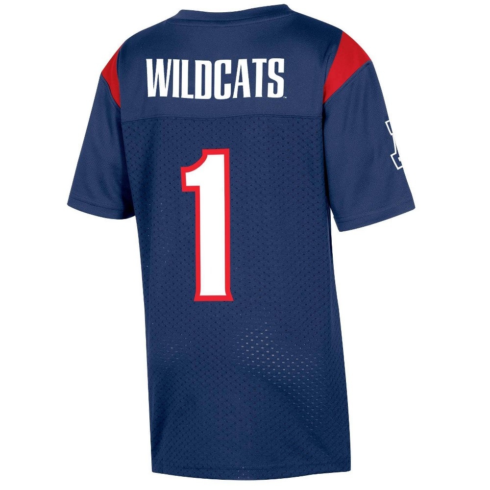 slide 2 of 2, NCAA Arizona Wildcats Boys' Short Sleeve Jersey - XL, 1 ct