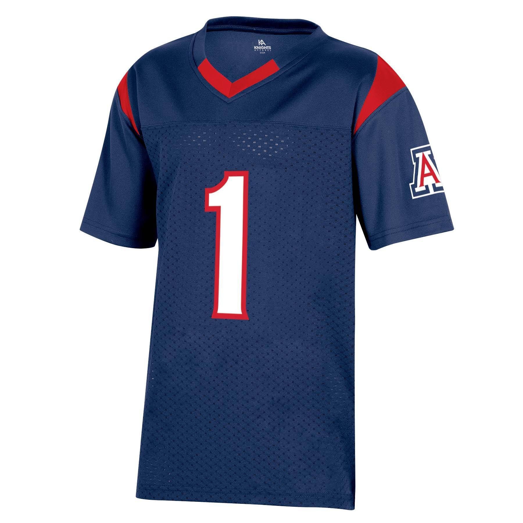 slide 1 of 2, NCAA Arizona Wildcats Boys' Short Sleeve Jersey - XL, 1 ct