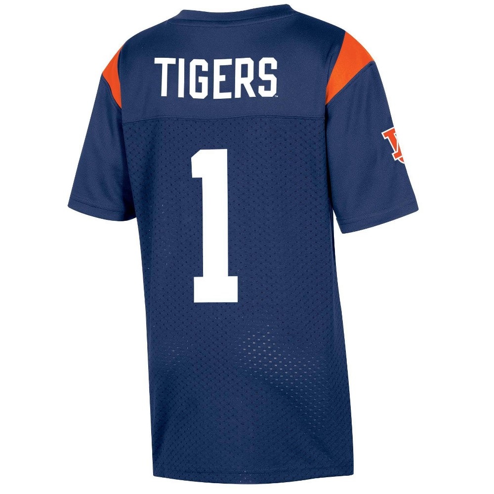 slide 2 of 2, NCAA Auburn Tigers Boys' Short Sleeve Jersey - XL, 1 ct