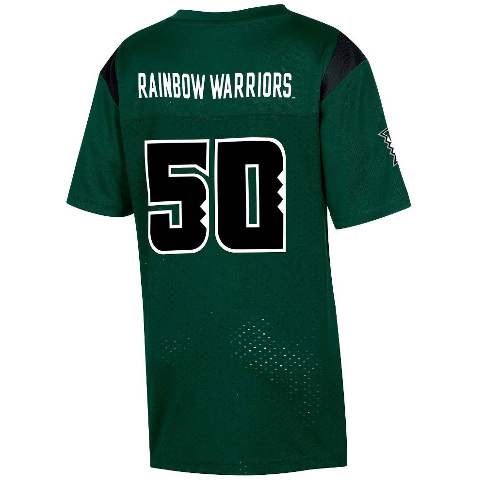 slide 2 of 2, NCAA Hawaii Rainbow Warriors Boys' Short Sleeve Jersey - XL, 1 ct