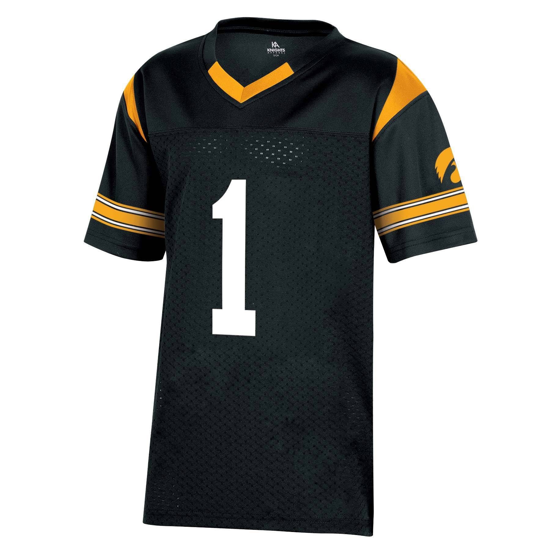 slide 1 of 2, NCAA Iowa Hawkeyes Boys' Short Sleeve Jersey - XL, 1 ct