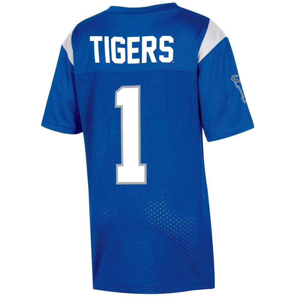 slide 2 of 2, NCAA Memphis Tigers Boys' Short Sleeve Jersey - XL, 1 ct