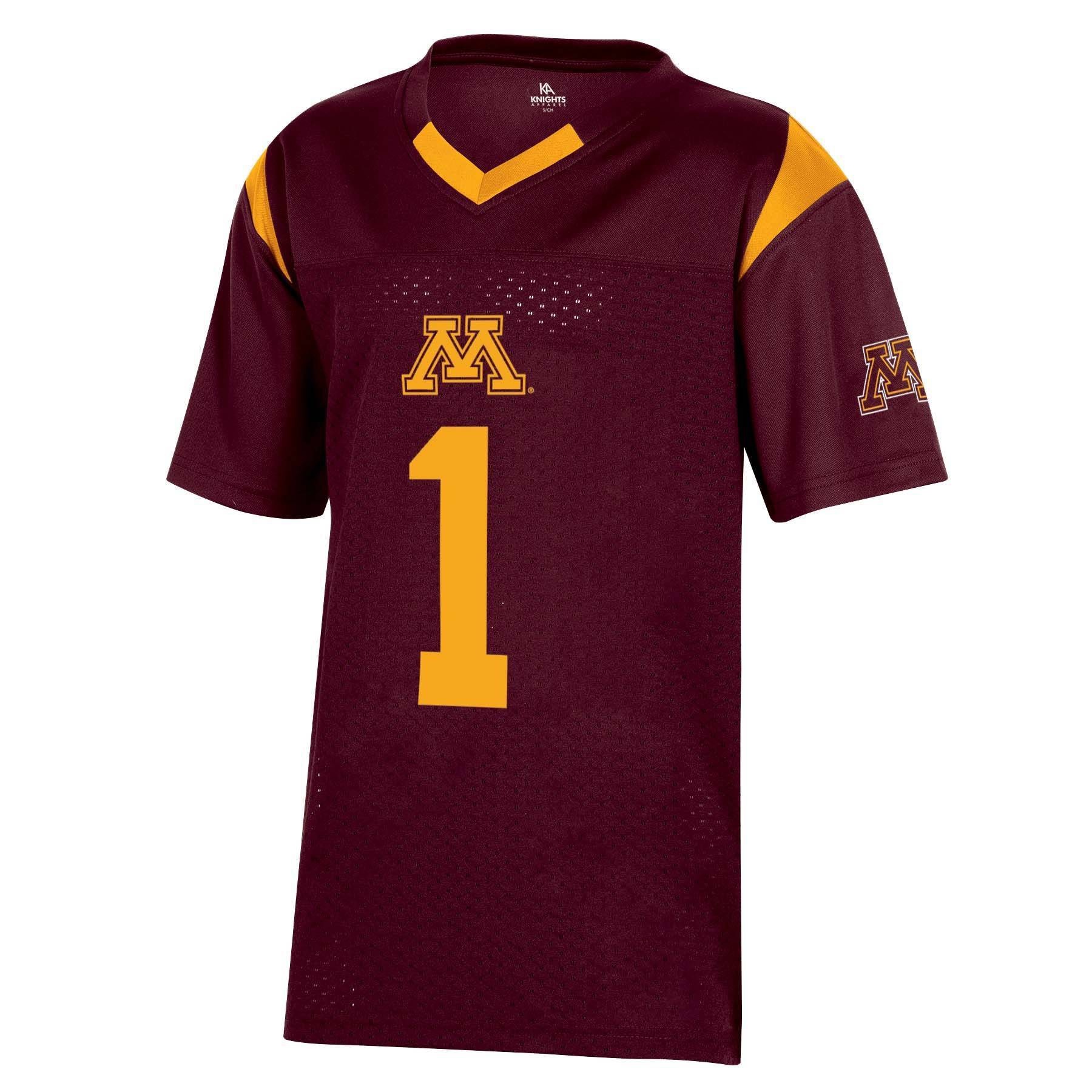 slide 1 of 2, NCAA Minnesota Golden Gophers Boys' Short Sleeve Jersey - XL, 1 ct