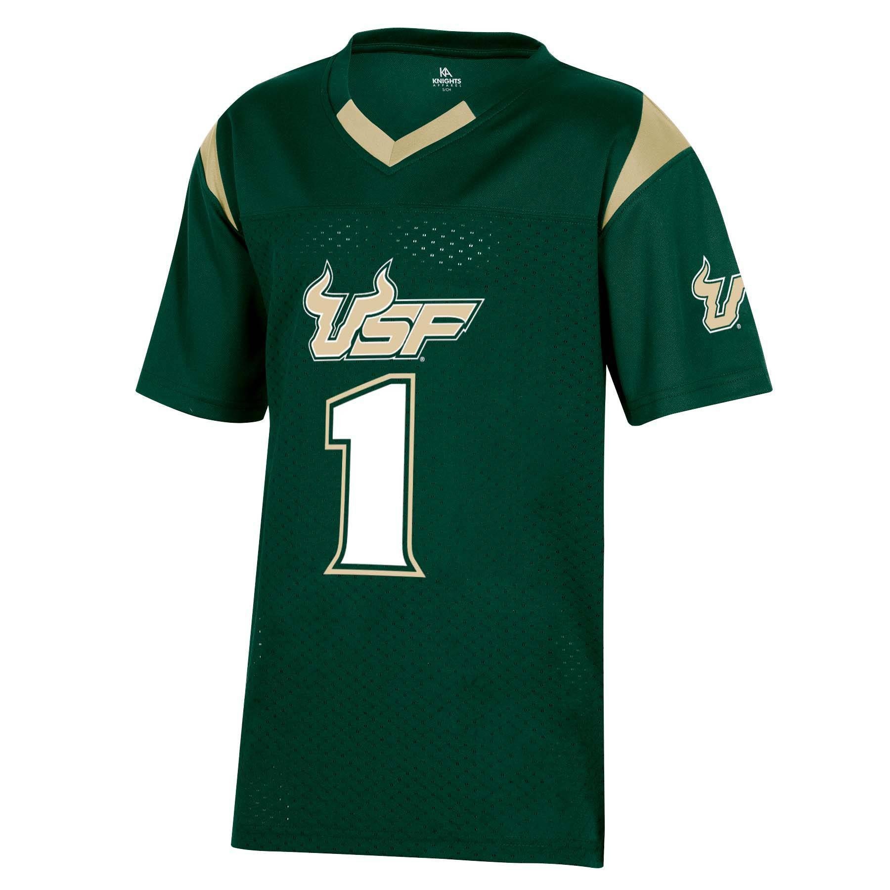 slide 1 of 2, NCAA South Florida Bulls Boys' Short Sleeve Jersey - XL, 1 ct