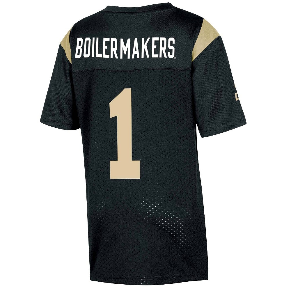 slide 2 of 2, NCAA Purdue Boilermakers Boys' Short Sleeve Jersey - XL, 1 ct