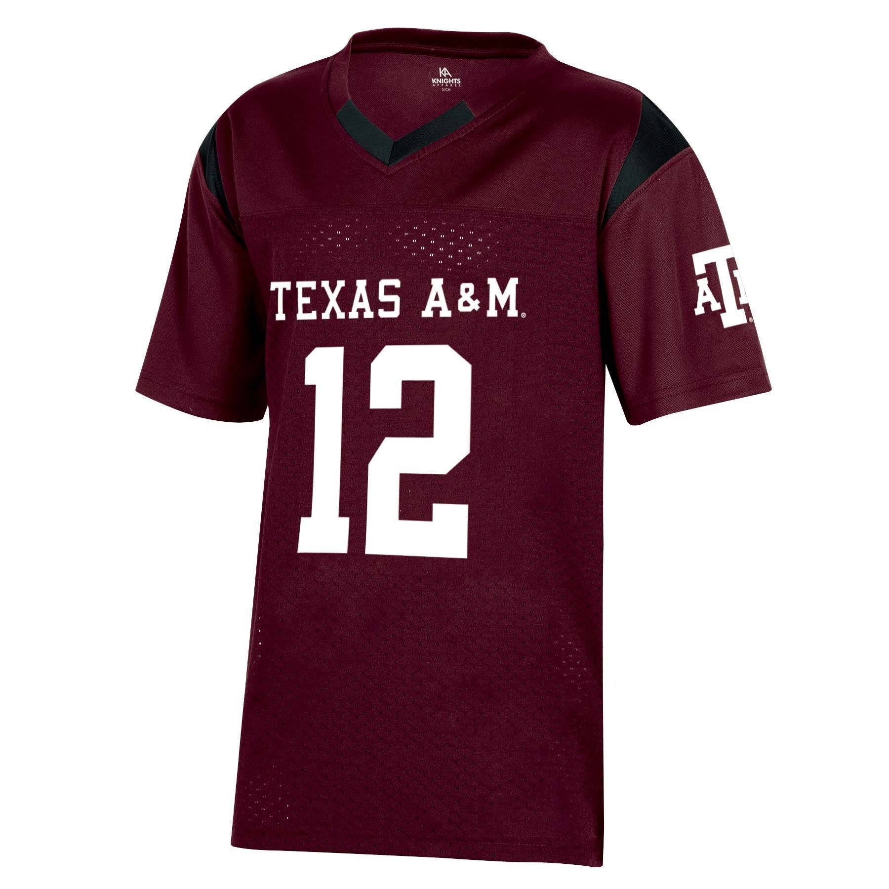 slide 1 of 2, NCAA Texas A&M Aggies Boys' Short Sleeve Jersey - XL, 1 ct