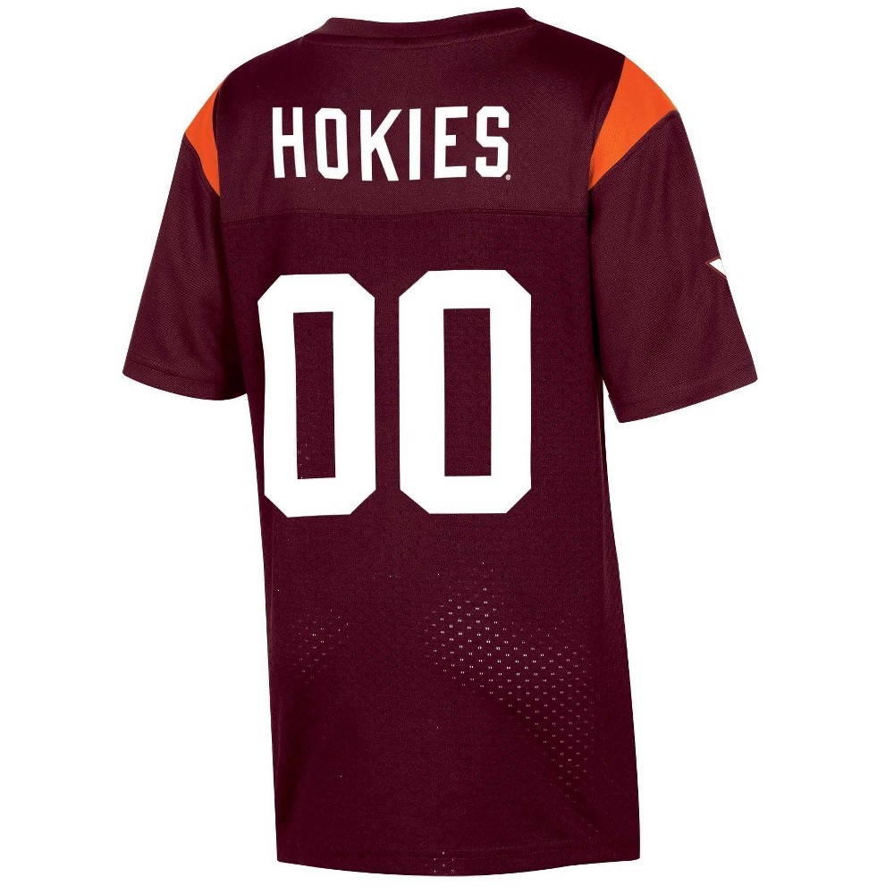 slide 2 of 2, NCAA Virginia Tech Hokies Boys' Short Sleeve Jersey - XL, 1 ct