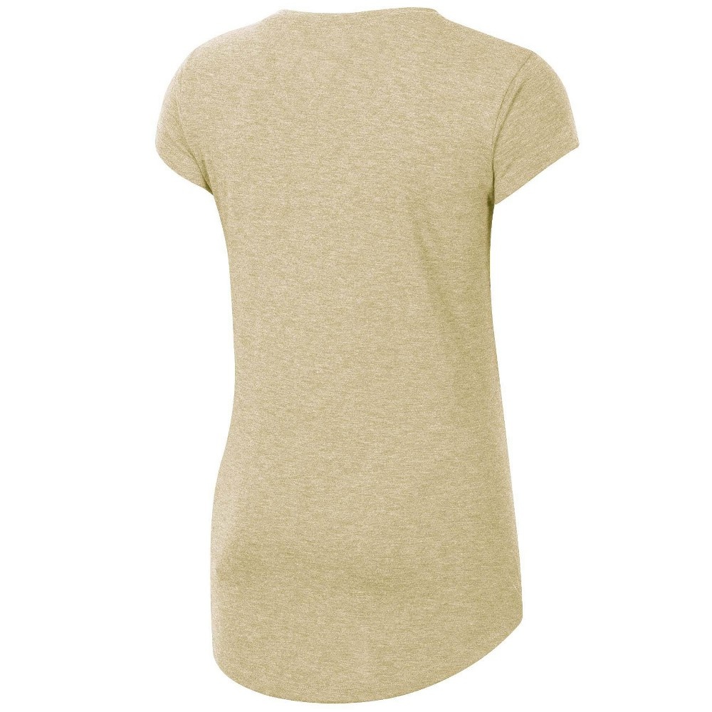 slide 2 of 2, NCAA Purdue Boilermakers Women's Short Sleeve V-Neck Tan T-Shirt - XL, 1 ct