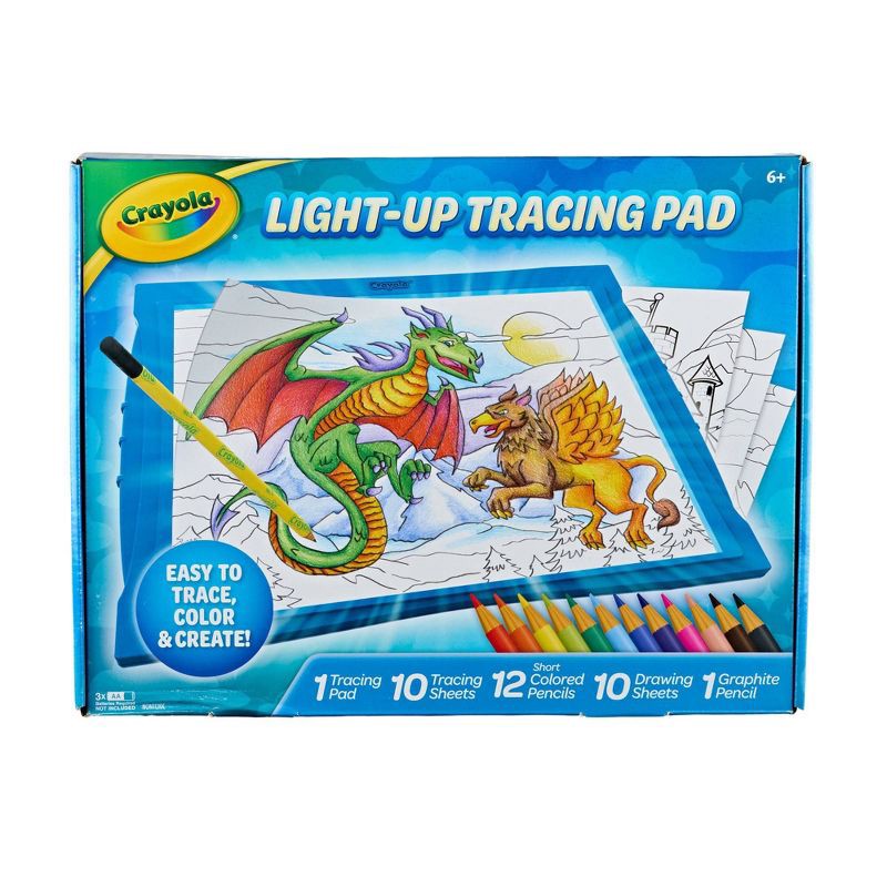 slide 1 of 7, Crayola Light Up Tracing Pad Blue, 1 ct