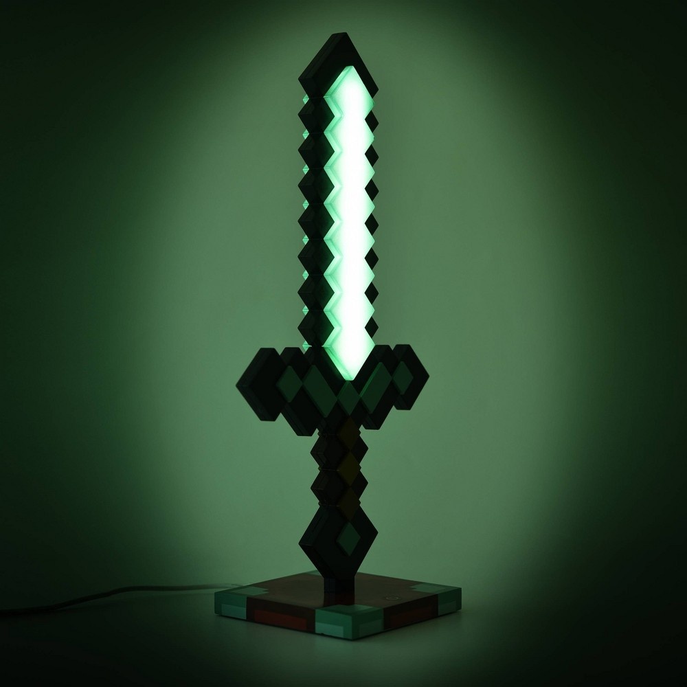 slide 5 of 6, Minecraft Sword Table Lamp, 1 ct