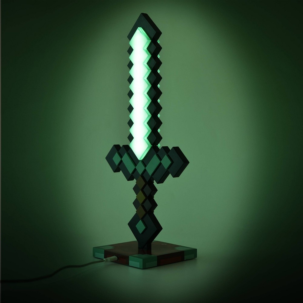 slide 6 of 6, Minecraft Sword Table Lamp, 1 ct