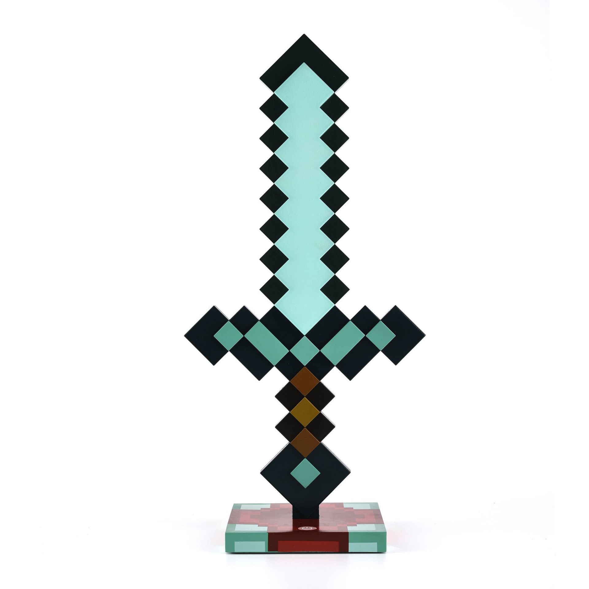 slide 1 of 6, Minecraft Sword Table Lamp, 1 ct