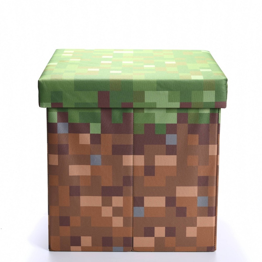 slide 6 of 8, Minecraft Grass Storage Bin, 1 ct