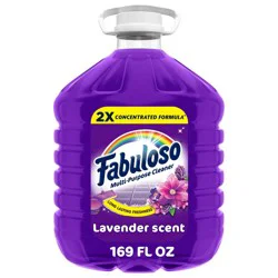 Fabuloso Lavender Multi-Purpose Cleaner 2X Concentrated Formula Floor Cleaner - 169 fl oz: Plastic Bottle, Liquid, Multi-Surface