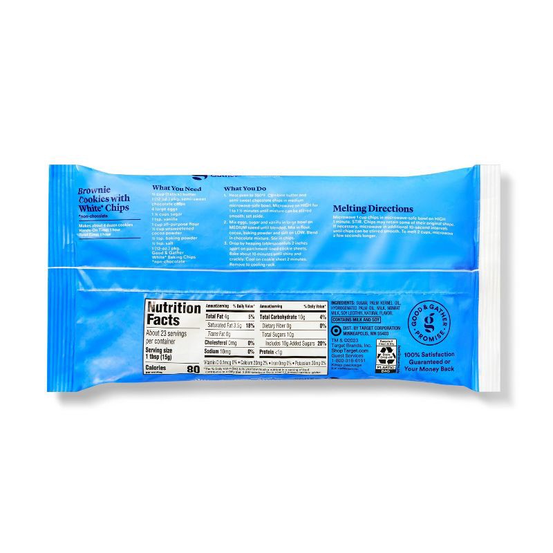 slide 2 of 4, White Baking Morsels - 12oz - Good & Gather™, 12 oz