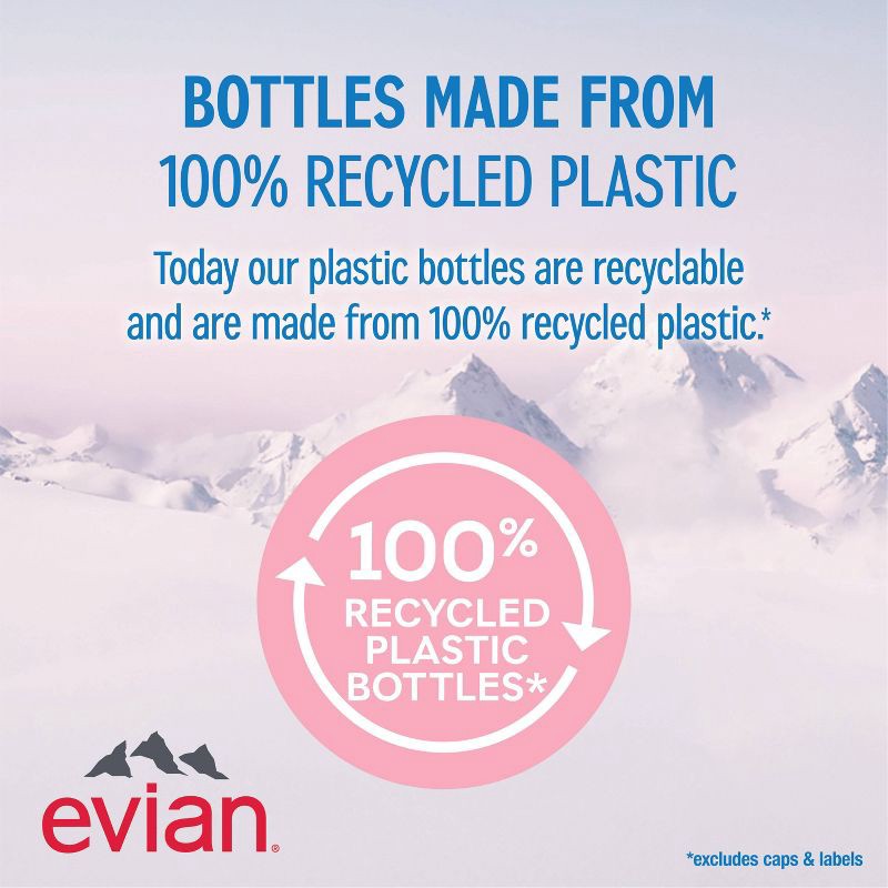 slide 6 of 11, Evian Natural Spring Water - 16.9 fl oz Bottle, 16.9 fl oz