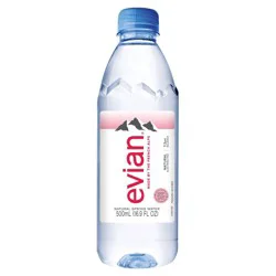 Evian Natural Spring Water - 16.9 fl oz Bottle