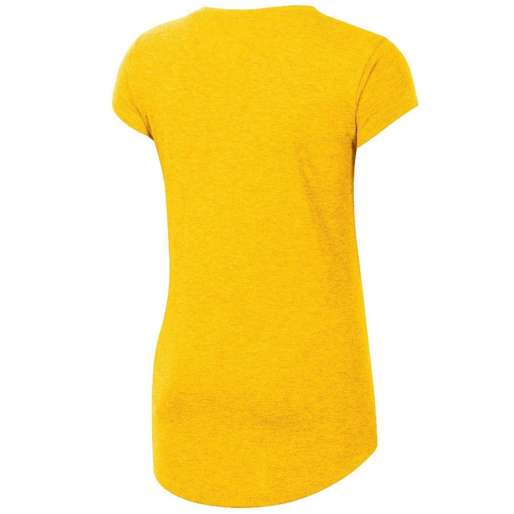 slide 2 of 2, NCAA Michigan Wolverines Women's Short Sleeve V-Neck Yellow T-Shirt - XL, 1 ct