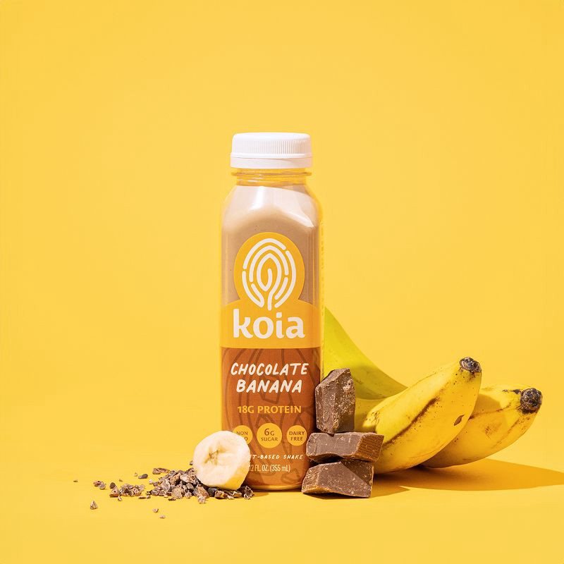 slide 7 of 7, Koia Chocolate Banana Plant Powered Nutrition Shake - 12 fl oz, 12 fl oz