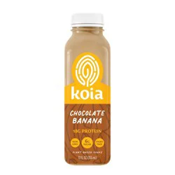 Koia Chocolate Banana Plant Powered Nutrition Shake - 12 fl oz
