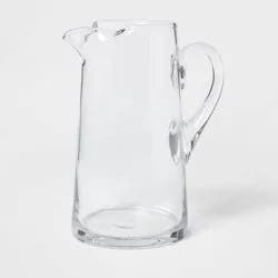90 fl oz Glass Tall- Pitcher with Handle - Threshold™: Traditional Clear Drink Server, Lead-Free