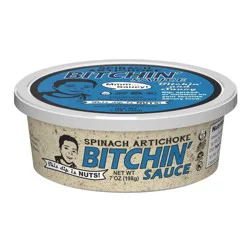Bitchin' Sauce Spinach Artichoke Almond Dip - 7oz