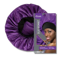 Annie International Day & Night Wide Silky Bonnet - Purple