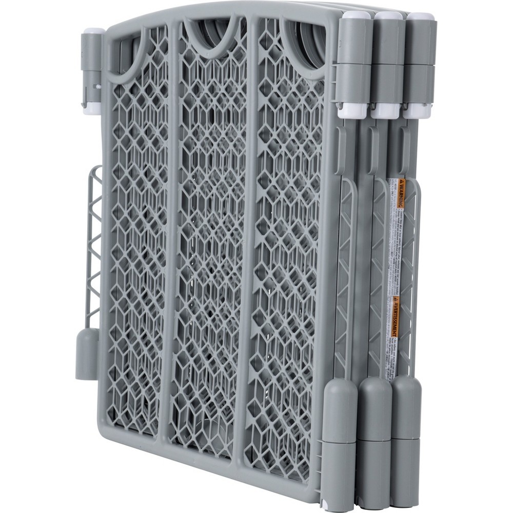 slide 9 of 13, Evenflo Versatile Play Space Gate - Cool Gray, 1 ct