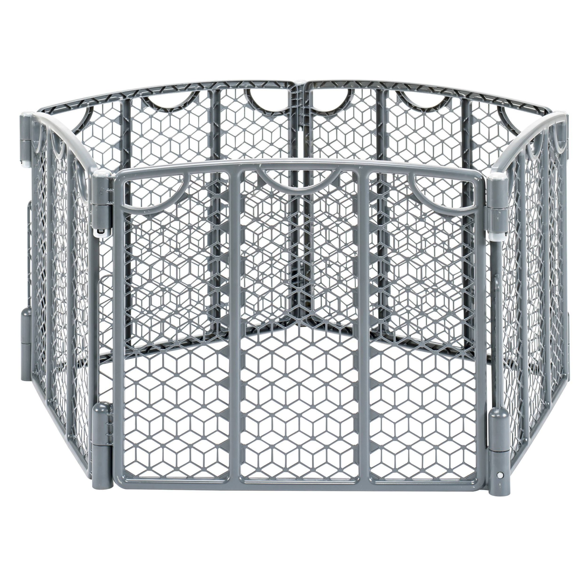 slide 1 of 13, Evenflo Versatile Play Space Gate - Cool Gray, 1 ct