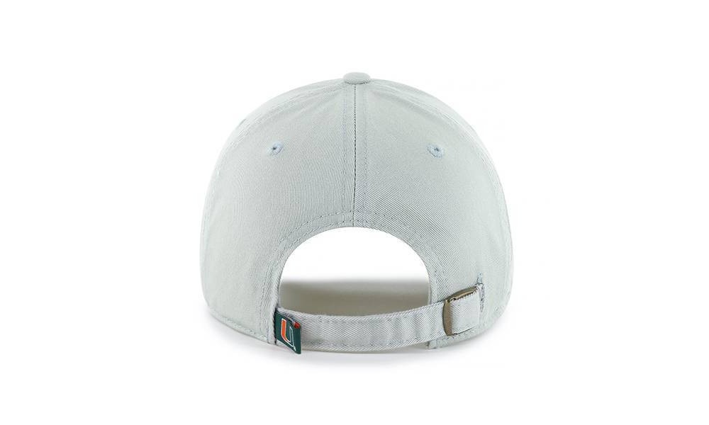 slide 2 of 2, NCAA Miami Hurricanes Men's Light Gray Washed Relaxed Fit Hat, 1 ct