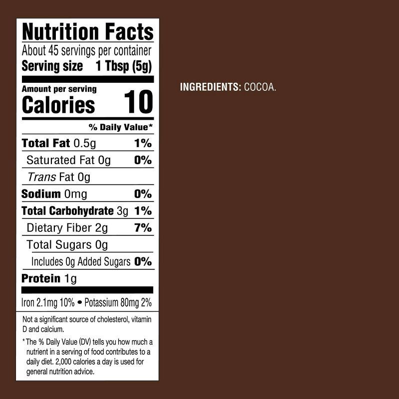 slide 4 of 4, Natural Unsweetened Cocoa Powder - 8oz - Good & Gather™, 8 oz
