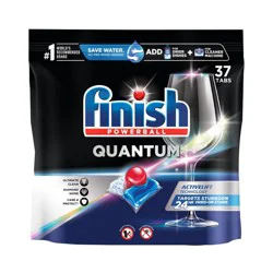 Finish Quantum Ultimate Clean & Shine Dishwasher Detergent Tablets - 37ct