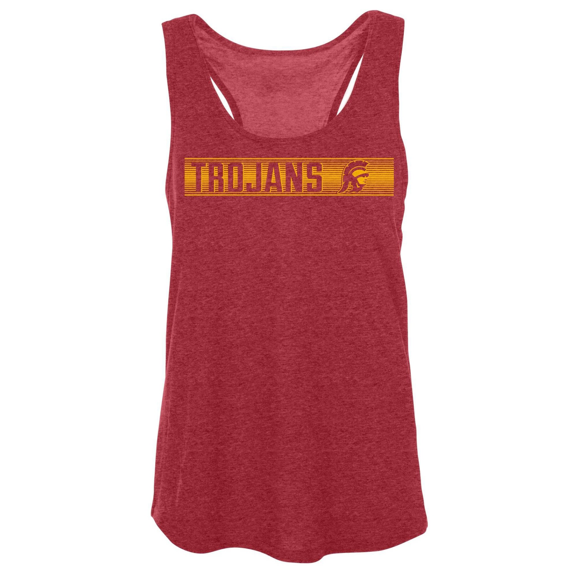 slide 1 of 1, NCAA USC Trojans Women's Heather Tank Top - XL, 1 ct