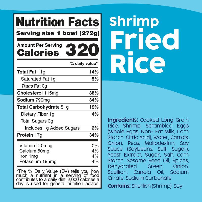 slide 3 of 5, Scott & Jon's Shrimp Fried Rice Bowl Frozen Meal - 9.6oz, 9.6 oz