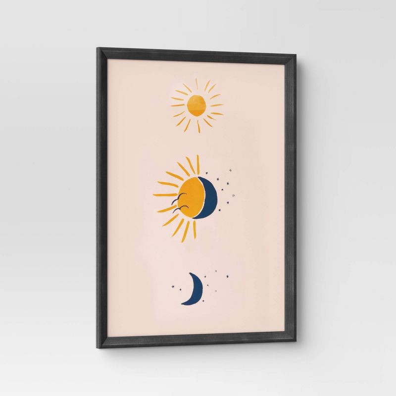 slide 3 of 3, 21.52" x 29.52" Wedge Poster Frame Black - Room Essentials™: Modern Style, Sawtooth Back, Wall Display, 1 ct