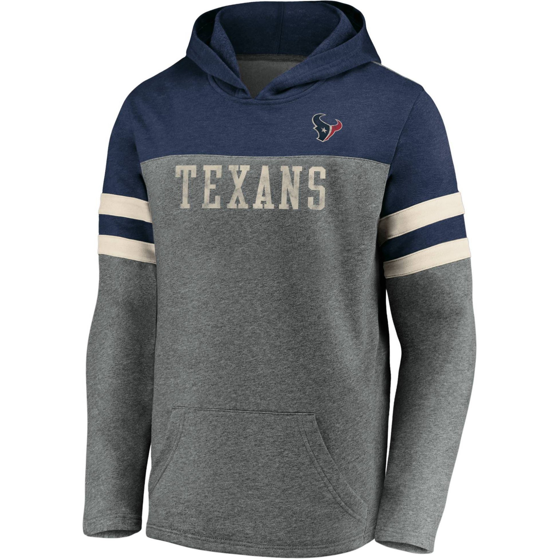 slide 1 of 3, NFL Houston Texans Men's Gray Retro Hoodie - XL, 1 ct