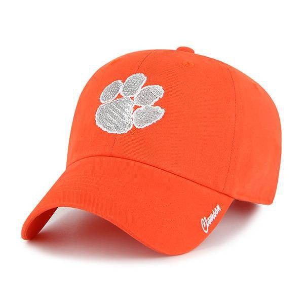 slide 1 of 2, NCAA Clemson Tigers Women's Brushed Cotton Relaxed Fit Hat, 1 ct